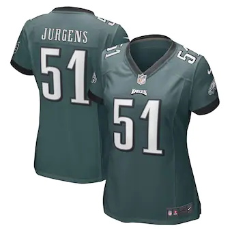 womens nike cam jurgens midnight green philadelphia eagles 